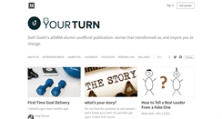 Desktop Screenshot of itsyourturnblog.com